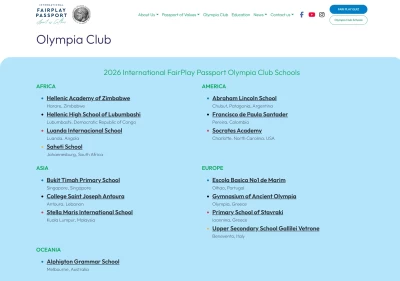 International FairPlay Passport Olympiac Club